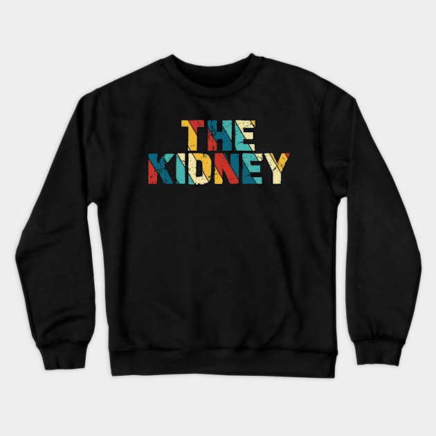 Retro Color - The kidney Crewneck Sweatshirt by Arestration